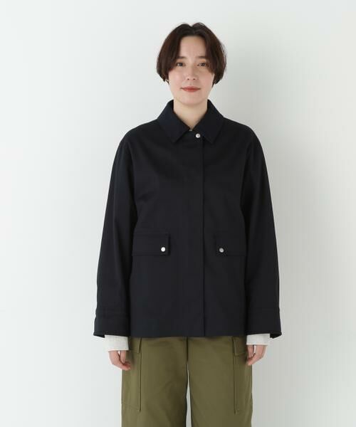 human woman / ヒューマンウーマン ブルゾン | ◆コットンツイルストレッチブルゾン | 詳細4