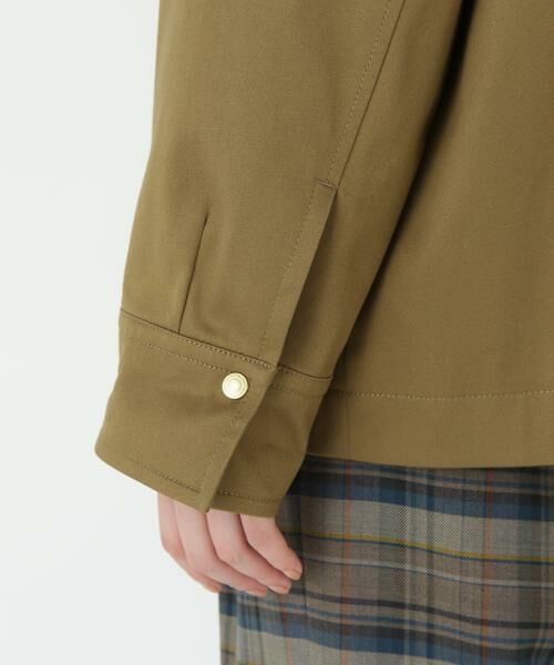 human woman / ヒューマンウーマン ブルゾン | ◆コットンツイルストレッチブルゾン | 詳細17