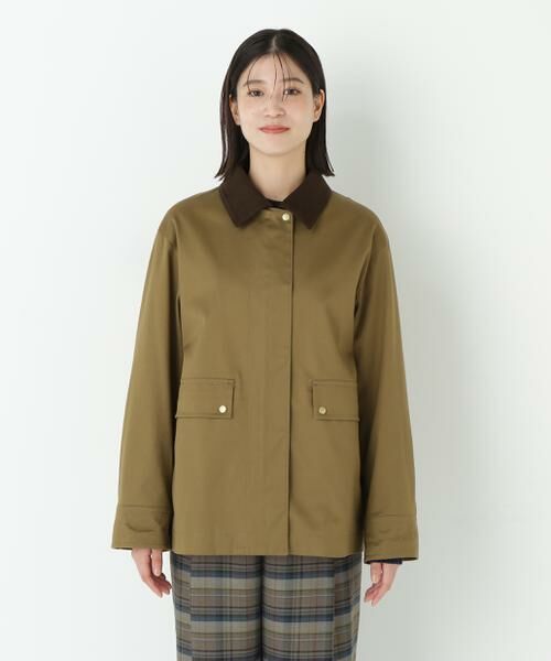 human woman / ヒューマンウーマン ブルゾン | ◆コットンツイルストレッチブルゾン | 詳細11