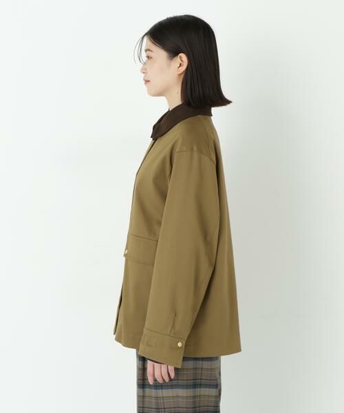 human woman / ヒューマンウーマン ブルゾン | ◆コットンツイルストレッチブルゾン | 詳細12