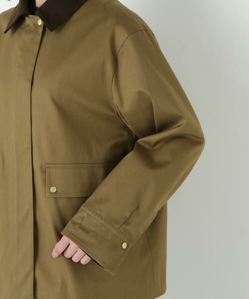 human woman / ヒューマンウーマン ブルゾン | ◆コットンツイルストレッチブルゾン | 詳細15