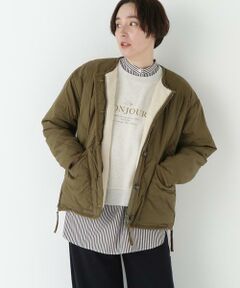 human woman / ヒューマンウーマン ブルゾン | ◆リバーシブルボアダウンブルゾン