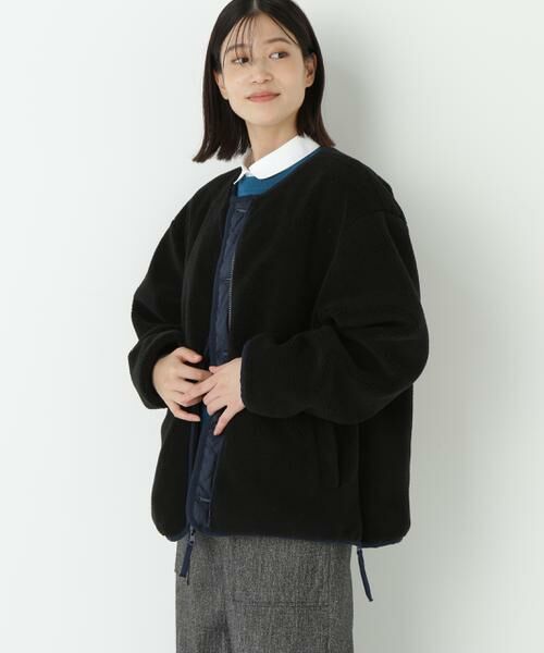 human woman / ヒューマンウーマン ブルゾン | ◆リバーシブルボアダウンブルゾン | 詳細5