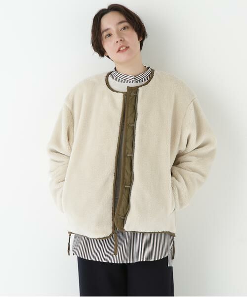 human woman / ヒューマンウーマン ブルゾン | ◆リバーシブルボアダウンブルゾン | 詳細19