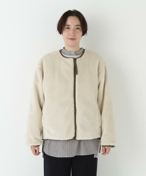 human woman / ヒューマンウーマン ブルゾン | ◆リバーシブルボアダウンブルゾン | 詳細21