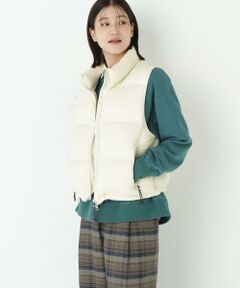 human woman / ヒューマンウーマン ブルゾン | ◆ボリュームスタンドダウンベスト