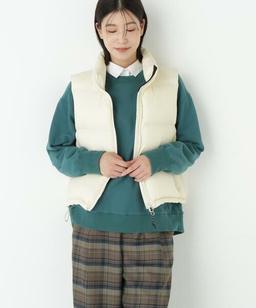 human woman / ヒューマンウーマン ブルゾン | ◆ボリュームスタンドダウンベスト | 詳細2