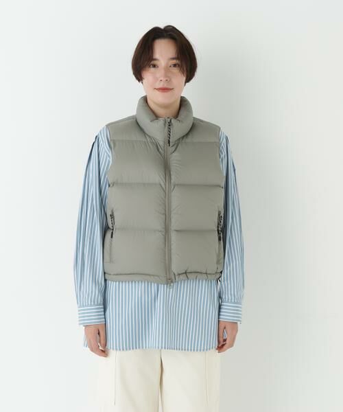 human woman / ヒューマンウーマン ブルゾン | ◆ボリュームスタンドダウンベスト | 詳細9