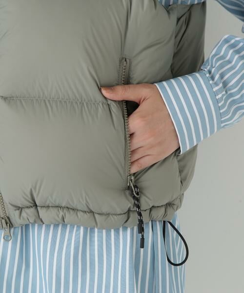 human woman / ヒューマンウーマン ブルゾン | ◆ボリュームスタンドダウンベスト | 詳細13