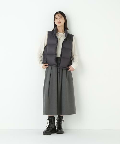 human woman / ヒューマンウーマン ブルゾン | ◆ボリュームスタンドダウンベスト | 詳細23