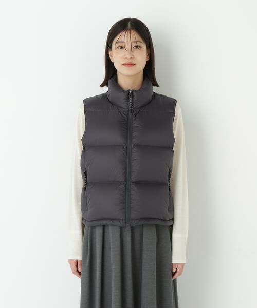 human woman / ヒューマンウーマン ブルゾン | ◆ボリュームスタンドダウンベスト | 詳細24