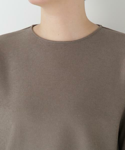 human woman / ヒューマンウーマン カットソー | ◆シャツドッキングミルドジャージープルオーバー | 詳細8