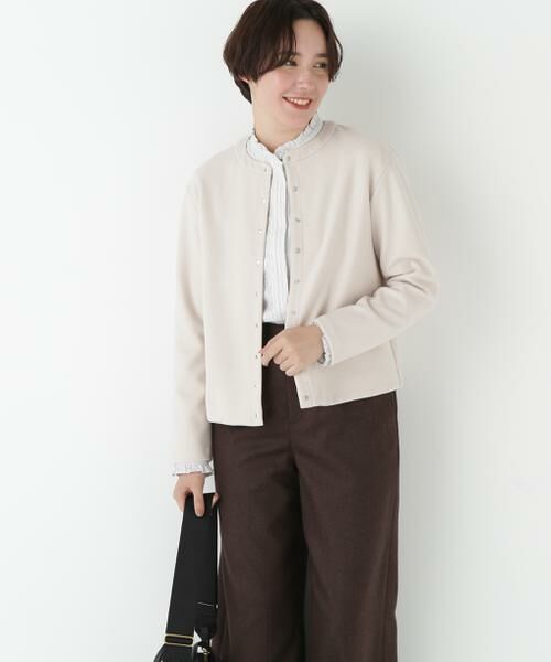 human woman / ヒューマンウーマン カットソー | ◆ミルドジャージーカーディガン | 詳細2