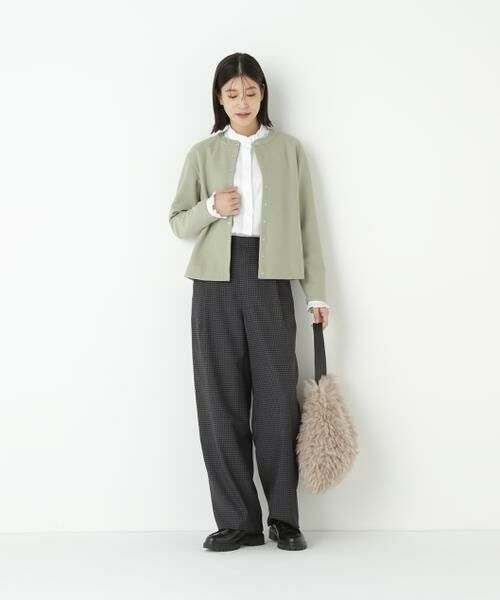 human woman / ヒューマンウーマン カットソー | ◆ミルドジャージーカーディガン | 詳細12