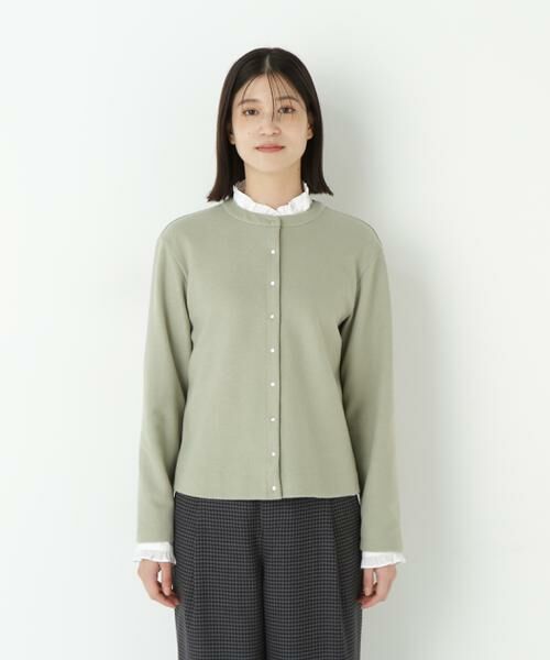 human woman / ヒューマンウーマン カットソー | ◆ミルドジャージーカーディガン | 詳細13