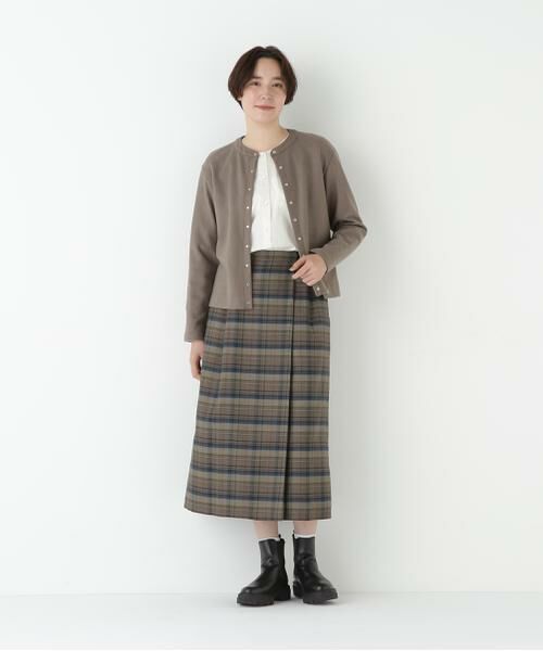 human woman / ヒューマンウーマン カットソー | ◆ミルドジャージーカーディガン | 詳細17