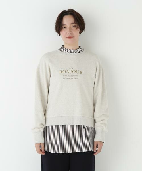 human woman / ヒューマンウーマン カットソー | ◆TSUNAGUロゴトレーナー | 詳細3