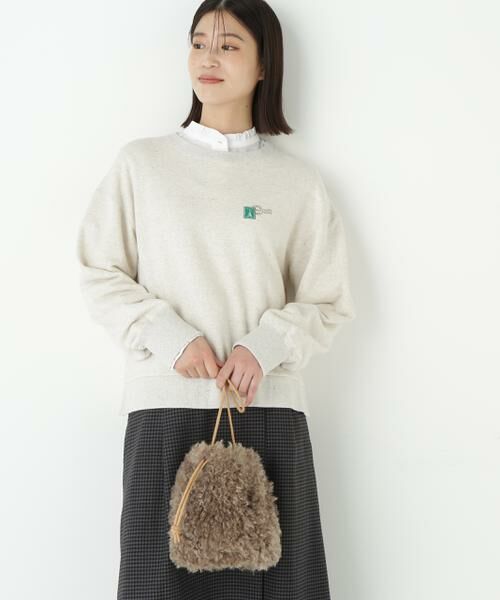 human woman / ヒューマンウーマン カットソー | ◆TSUNAGUロゴトレーナー | 詳細12