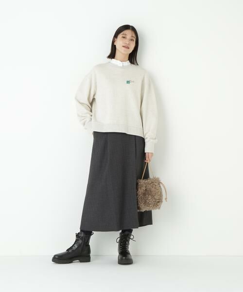 human woman / ヒューマンウーマン カットソー | ◆TSUNAGUロゴトレーナー | 詳細13