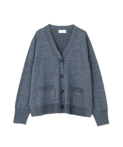 human woman / ヒューマンウーマン ニット・セーター | ◆ハイゲージプレーティングＶネックカーディガン | 詳細1