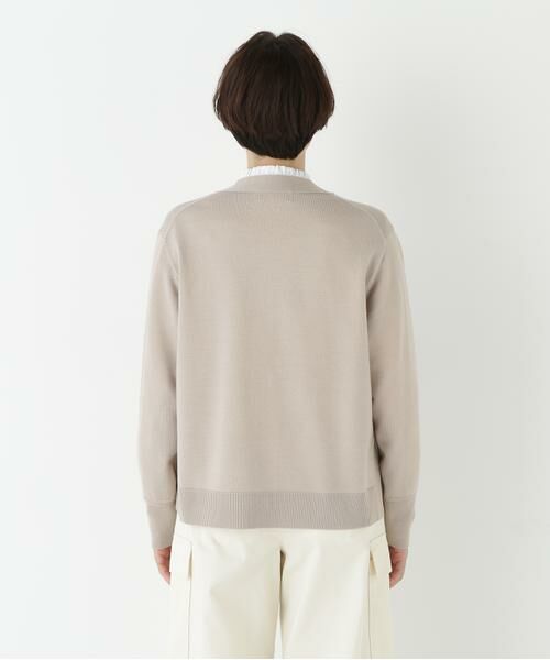 human woman / ヒューマンウーマン ニット・セーター | ◆ハイゲージプレーティングＶネックカーディガン | 詳細16