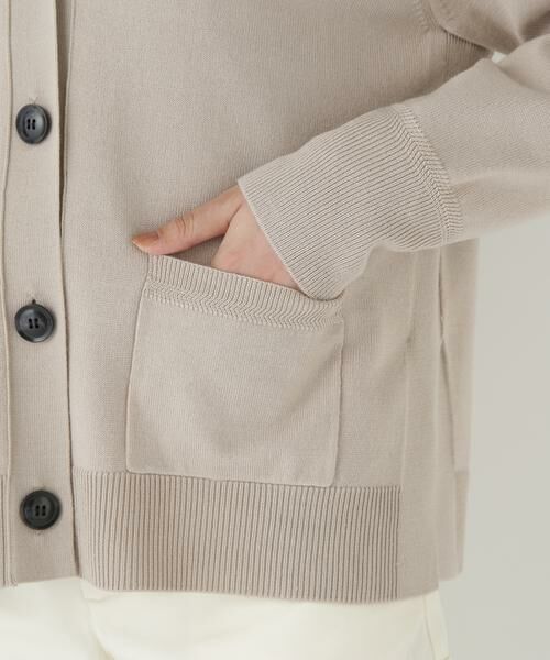 human woman / ヒューマンウーマン ニット・セーター | ◆ハイゲージプレーティングＶネックカーディガン | 詳細19