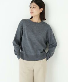 human woman / ヒューマンウーマン ニット・セーター | ◆ハイゲージプレーティングスキッパー風プルオーバー