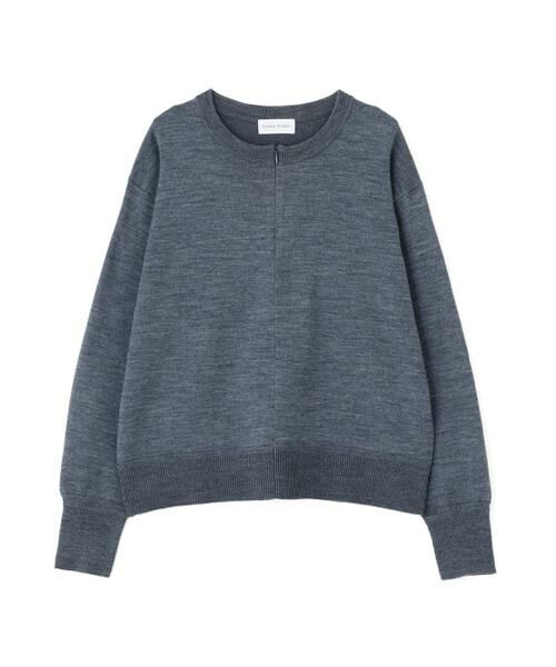 human woman / ヒューマンウーマン ニット・セーター | ◆ハイゲージプレーティングスキッパー風プルオーバー | 詳細1