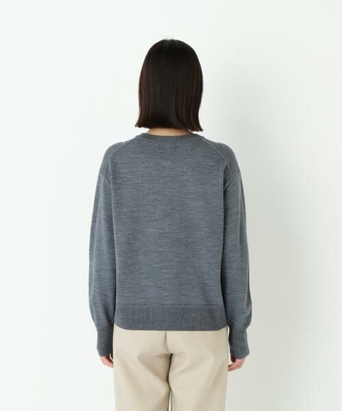 human woman / ヒューマンウーマン ニット・セーター | ◆ハイゲージプレーティングスキッパー風プルオーバー | 詳細4
