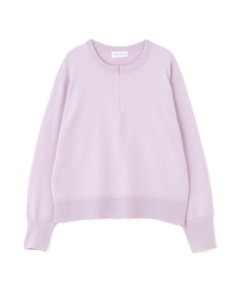 human woman / ヒューマンウーマン ニット・セーター | ◆ハイゲージプレーティングスキッパー風プルオーバー | 詳細6