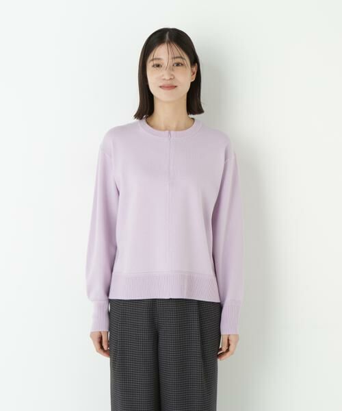 human woman / ヒューマンウーマン ニット・セーター | ◆ハイゲージプレーティングスキッパー風プルオーバー | 詳細9