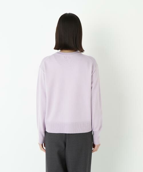 human woman / ヒューマンウーマン ニット・セーター | ◆ハイゲージプレーティングスキッパー風プルオーバー | 詳細10