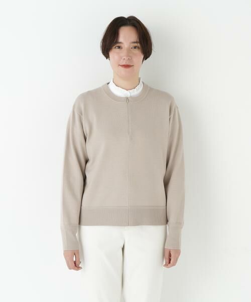 human woman / ヒューマンウーマン ニット・セーター | ◆ハイゲージプレーティングスキッパー風プルオーバー | 詳細14