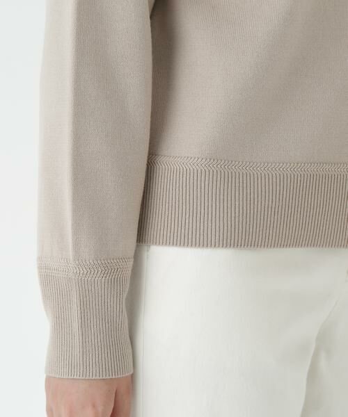 human woman / ヒューマンウーマン ニット・セーター | ◆ハイゲージプレーティングスキッパー風プルオーバー | 詳細19