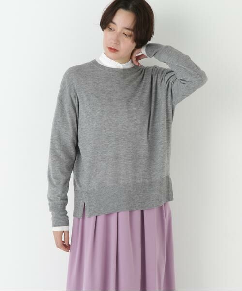 human woman / ヒューマンウーマン ニット・セーター | ◆ハイゲージバイカラーハイネックプルオーバー | 詳細2