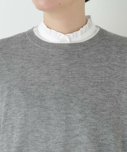 human woman / ヒューマンウーマン ニット・セーター | ◆ハイゲージバイカラーハイネックプルオーバー | 詳細7