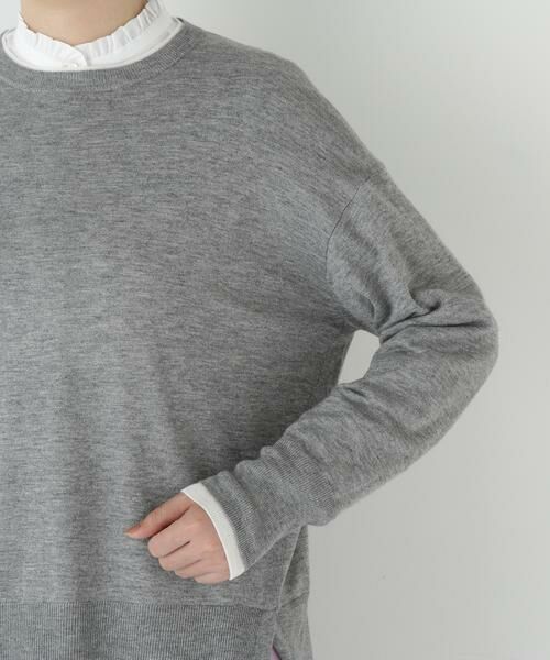 human woman / ヒューマンウーマン ニット・セーター | ◆ハイゲージバイカラーハイネックプルオーバー | 詳細8