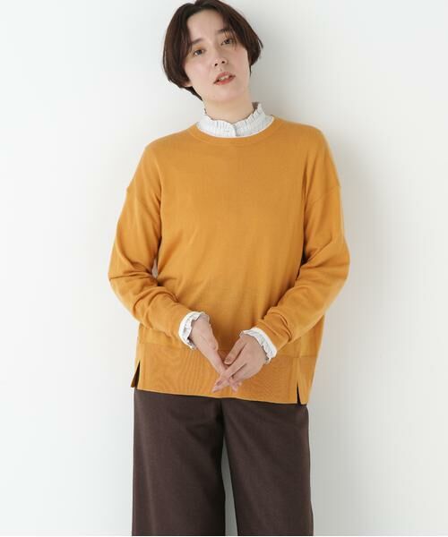 human woman / ヒューマンウーマン ニット・セーター | ◆ハイゲージバイカラーハイネックプルオーバー | 詳細13