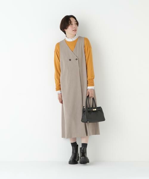 human woman / ヒューマンウーマン ニット・セーター | ◆ハイゲージバイカラーハイネックプルオーバー | 詳細15