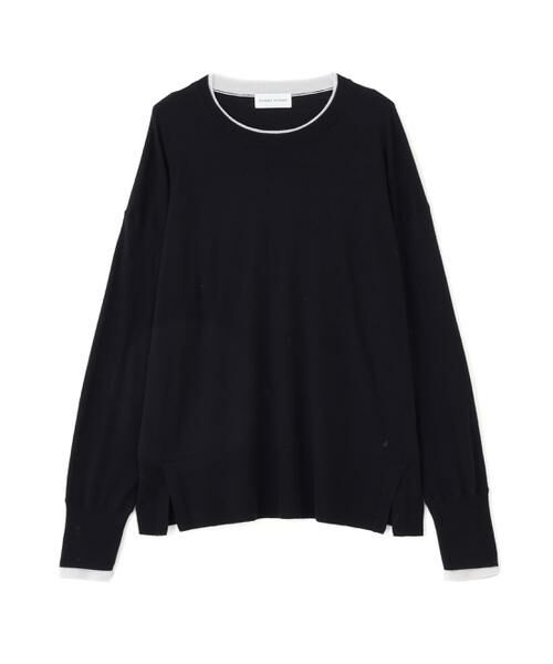 human woman / ヒューマンウーマン ニット・セーター | ◆ハイゲージバイカラーハイネックプルオーバー | 詳細19