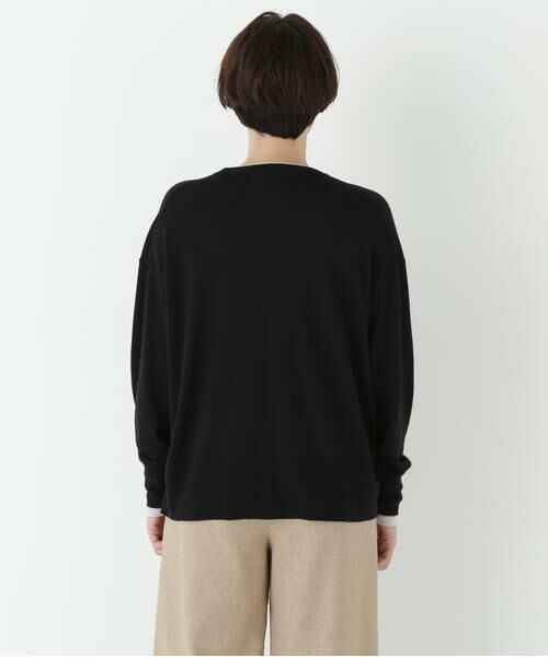 human woman / ヒューマンウーマン ニット・セーター | ◆ハイゲージバイカラーハイネックプルオーバー | 詳細22