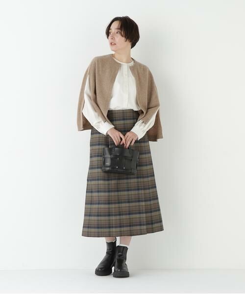 human woman / ヒューマンウーマン ニット・セーター | ◆ハイゲージウールケープニット | 詳細3