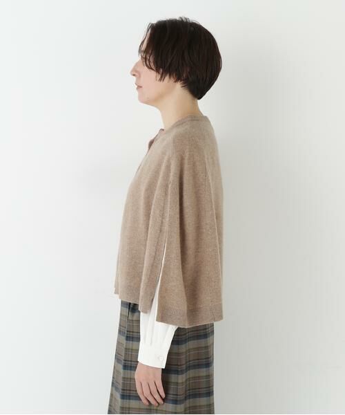 human woman / ヒューマンウーマン ニット・セーター | ◆ハイゲージウールケープニット | 詳細5