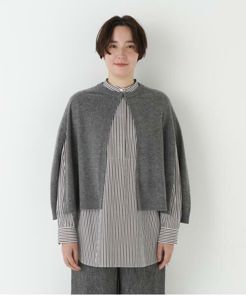 human woman / ヒューマンウーマン ニット・セーター | ◆ハイゲージウールケープニット | 詳細18