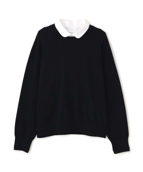 human woman / ヒューマンウーマン ニット・セーター | ◆ウールコットンシャツカラーニット | 詳細1