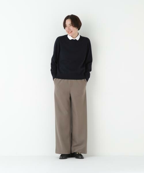 human woman / ヒューマンウーマン ニット・セーター | ◆ウールコットンシャツカラーニット | 詳細2