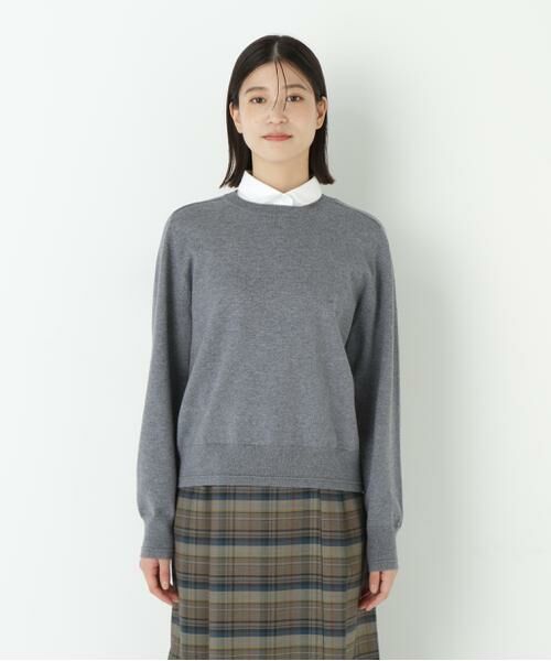 human woman / ヒューマンウーマン ニット・セーター | ◆ウールコットンシャツカラーニット | 詳細9