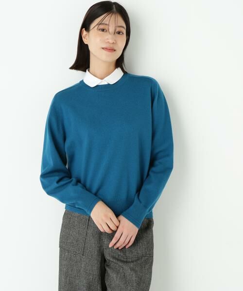 human woman / ヒューマンウーマン ニット・セーター | ◆ウールコットンシャツカラーニット | 詳細20
