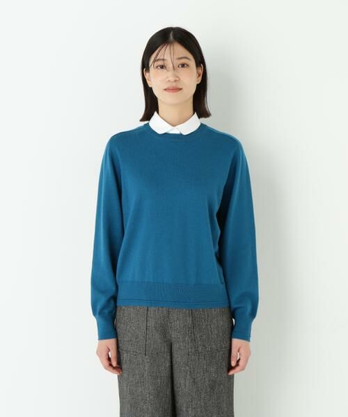 human woman / ヒューマンウーマン ニット・セーター | ◆ウールコットンシャツカラーニット | 詳細22