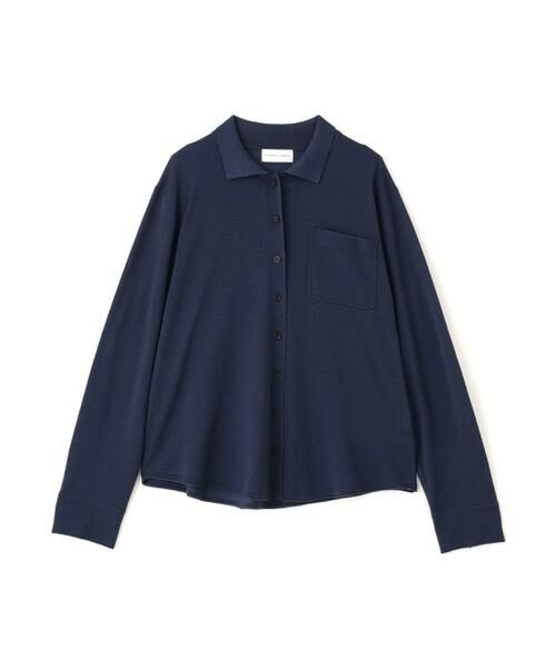 human woman / ヒューマンウーマン ニット・セーター | ◆クリアウール混ニットシャツ | 詳細1